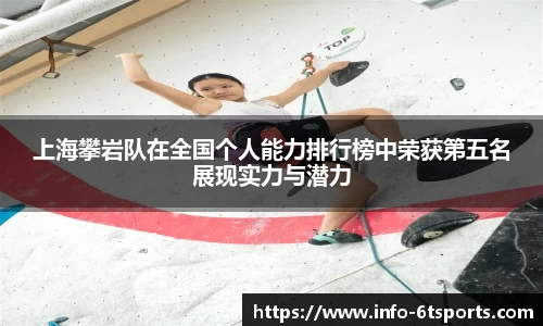 上海攀岩队在全国个人能力排行榜中荣获第五名展现实力与潜力